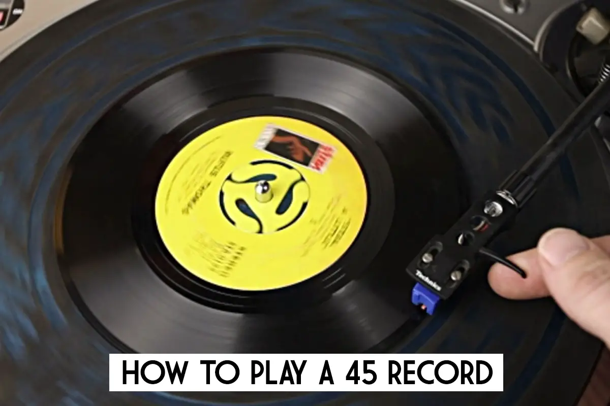 How To Play a 45 Recordon your turntable or a record player