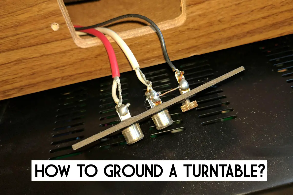 how to ground a turntable
